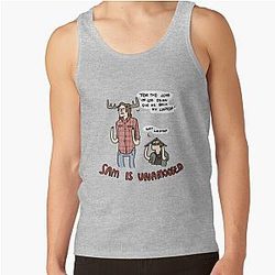 Supernatural Tank Tops - Sam is Unamoosed Tank Top