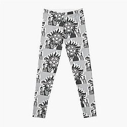 Supernatural Leggings - Supernatural Good And Evil Leggings