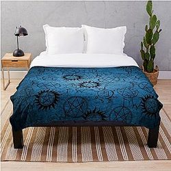 Supernatural Blanket - Supernatural Blue Throw Blanket