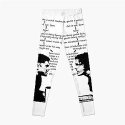 Supernatural Leggings - Sam Winchester Keeps a Ruler by His Bed Leggings