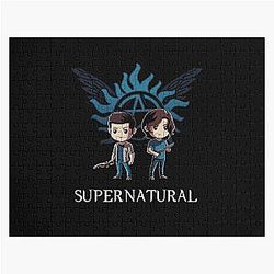 Supernatural Puzzles - Supernatural Toon of Sam and Dean Jigsaw Puzzle