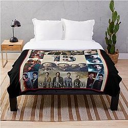 Supernatural Blanket - Supernatural 15 Seasons Throw Blanket