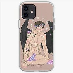 Supernatural Cases - flower Castiel iPhone Soft Case