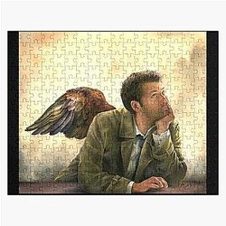 Supernatural Puzzles - Castiel Renaissance style Jigsaw Puzzle