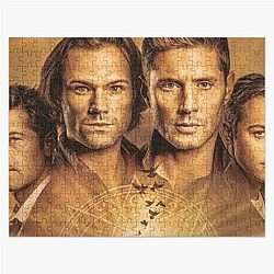 Supernatural Puzzles - Supernatural Season 15 promo shot merchandise Jigsaw Puzzle