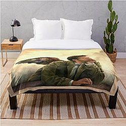 Supernatural Blanket - Castiel Renaissance style Throw Blanket