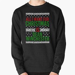 Supernatural Sweatshirts - All I Want For Christmas (Dean Winchester) Pullover Sweatshirt
