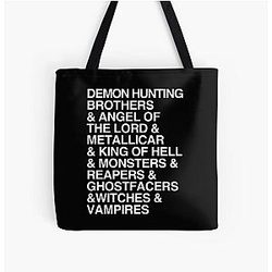Supernatural Bags - SUPERNATURAL All Over Print Tote Bag