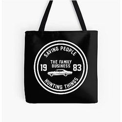 Supernatural Bags - Supernatural The Family Business All Over Print Tote Bag