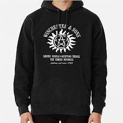 Supernatural Hoodies - SUPERNATURAL WINCHESTER & SONS t-sHIRT Pullover Hoodie