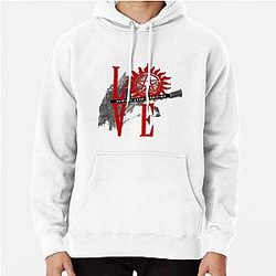 Supernatural Hoodies - Always Keep Fighting - Supernatural LOVE Pullover Hoodie