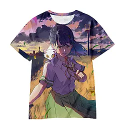 Suzume no Tojimari T-shirts - Anime 3D Print Streetwear Fashion Oversized T Shirt Harajuku Estilo 9 [ID4163]