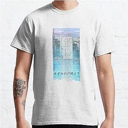 Suzume No Tojimari T-Shirts - suzume no tojimari porta Camisa clássica RB1212 [ID1321]