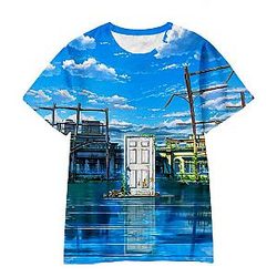Suzume no Tojimari T-Shirts - Anime 3D Print Streetwear Moda Camisa T Oversized Harajuku Estilo 5 [ID3199]