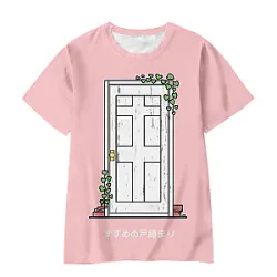 Suzume no Tojimari T-Shirts - Anime 3D Print Streetwear Fashion Oversized T Shirt Harajuku Style 3 [ID2707]