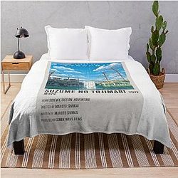 Suzume No Tojimari Blanket - Suzume no Tojimari minimalist Throw Blanket RB1212 [ID1100]