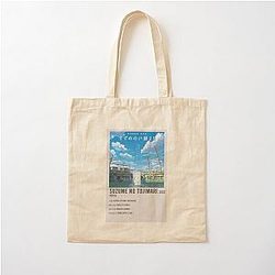 Suzume No Tojimari Bags - Suzume no Tojimari minimalist Cotton Tote Bag RB1212 [ID1220]