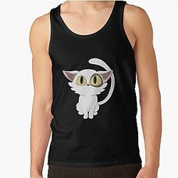 Suzume No Tojimari Tank Tops - Suzume no Tojimari arte fã de gato Tank Top RB1212 [ID1047]