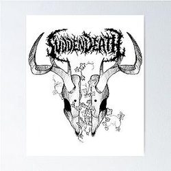 svddendeath logo deer skull Poster RB1212