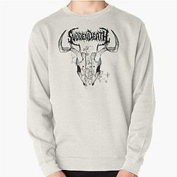 svddendeath logo deer skull Pullover Sweatshirt RB1212