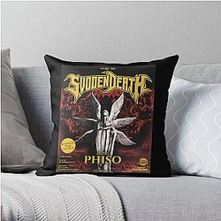 SVDDEN DEATH W SPECIAL GUEST PHISO Throw Pillow RB1212