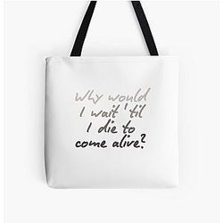 Switchfoot Come Alive Over Print Tote Bag