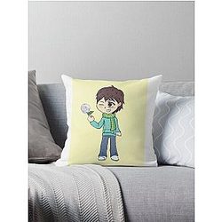 Sykkuno Chibi Fanart  Throw Pillow