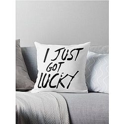 Sykkuno Merch Sykkuno I Just Got Lucky Throw Pillow