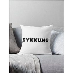 Sykkuno Merch Sykkuno Logo Throw Pillow
