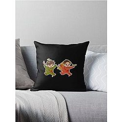 Sykkuno and valkyrae Throw Pillow