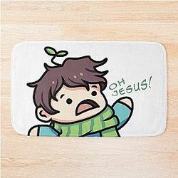 Sykkuno screaming oh jesus! Bath Mat
