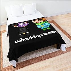 Corpse Husband and Sykkuno Chibi Comforter