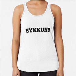 Sykkuno Merch Sykkuno Logo Racerback Tank Top