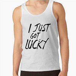 Sykkuno Merch Sykkuno I Just Got Lucky Tank Top