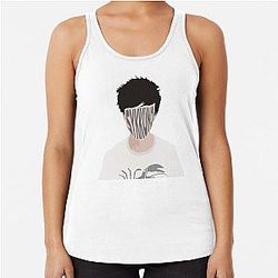 Sykkuno Art Racerback Tank Top