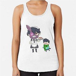 Corpse Husband & Sykkuno Impasta Racerback Tank Top