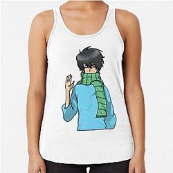 Sykkuno Danganronpa Racerback Tank Top