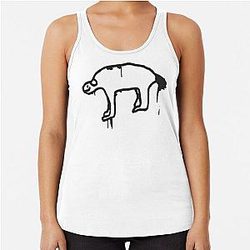 Sykkuno Lobster, Sykkuno Drawing   Racerback Tank Top