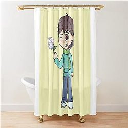 Sykkuno Chibi Fanart  Shower Curtain