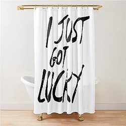 Sykkuno Merch Sykkuno I Just Got Lucky Shower Curtain