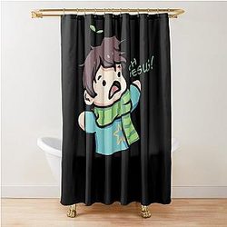 Sykkuno shirt Shower Curtain