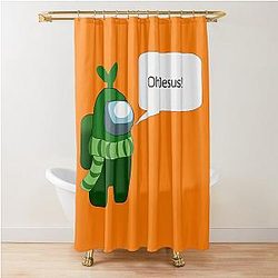 Sykkuno Says Oh Jesus  Shower Curtain