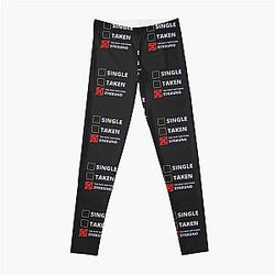 sykkuno Funny Single Taken Leggings