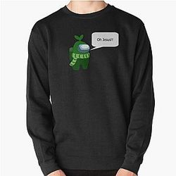 Sykkuno Says Oh Jesus  Pullover Sweatshirt