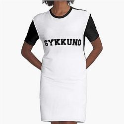Sykkuno Merch Sykkuno Logo Graphic T-Shirt Dress
