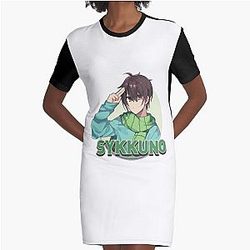 Sykkuno Funny Graphic T-Shirt Dress