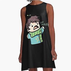 Sykkuno shirt A-Line Dress