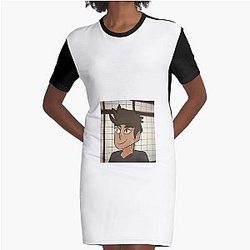 Sykkuno (otv) Graphic T-Shirt Dress
