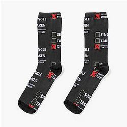 sykkuno Funny Single Taken Socks