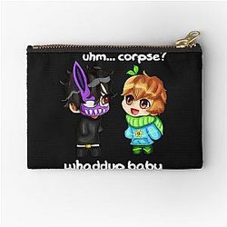 Corpse Husband and Sykkuno Chibi Zipper Pouch